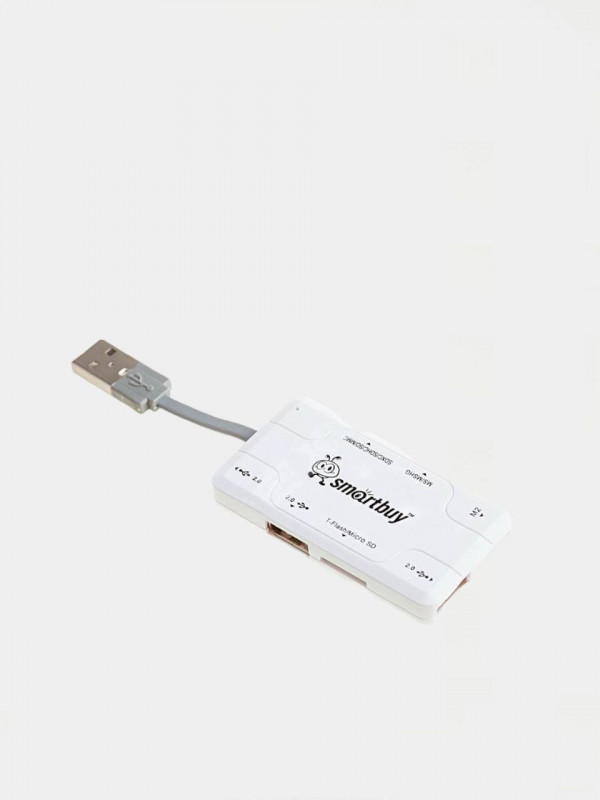 Хаб Smartbuy Combo 2 USB белый