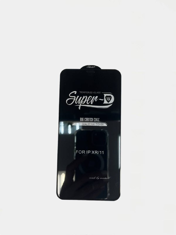 Защитное стекло iPhone XR, 11 6, 1" Super - D черный