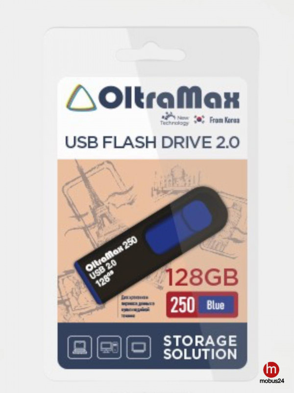 USB 128GB Oltra Max 250 синий