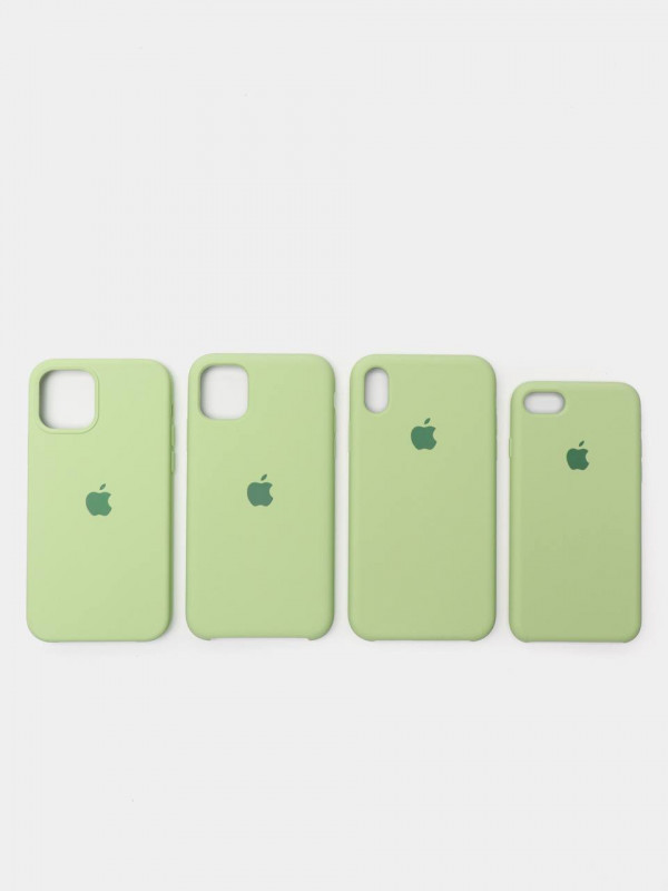 Чехол iPhone 11 Silicon Case оливковый