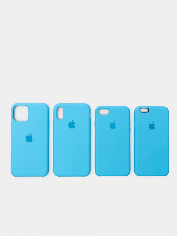 Чехол iPhone 11 Pro Silicon Case под ориг голубой