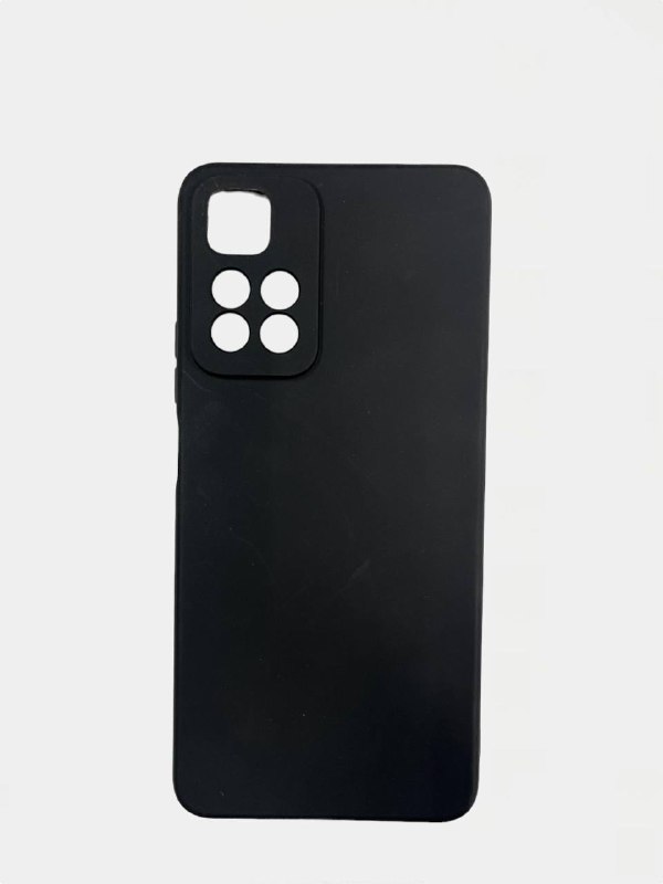 Чехол Xiaomi Redmi Note 11 Pro матовый силиконовый черный