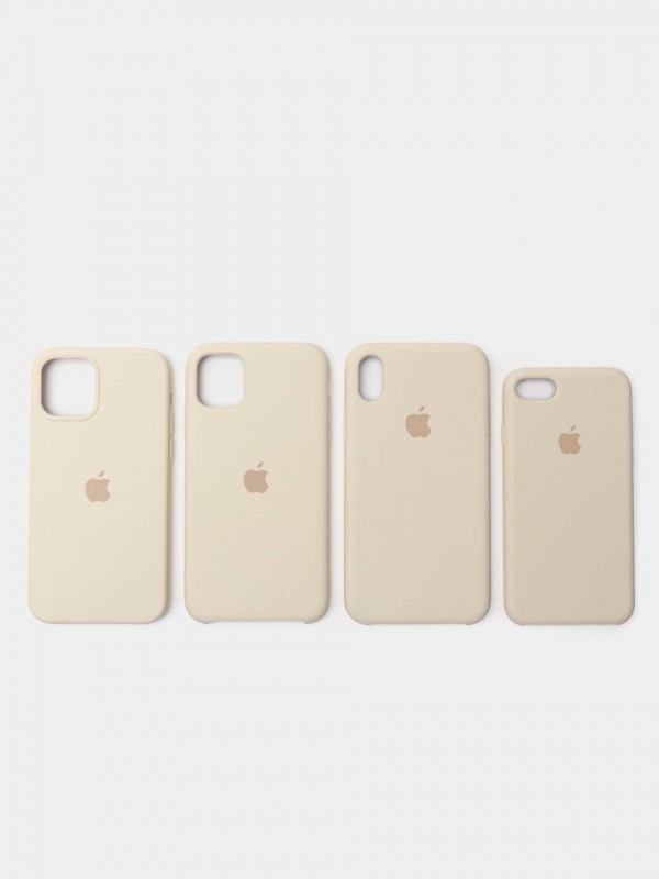 Чехол iPhone 6+ 6S+ Silicon Case бежевый