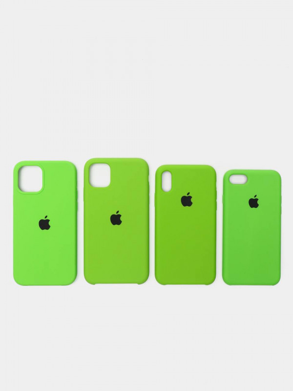 Чехол iPhone 6 6S Silicon Case лайм