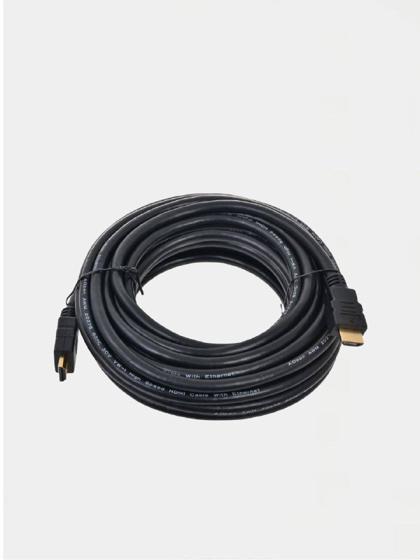 Кабель HDMI/HDMI Energy Power резиновый 15 м черный